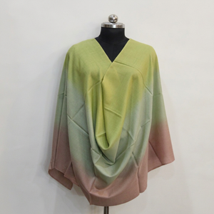 Women's Gradient Pashmina Shawl Reversible Wool Cashmere Scarf Long Wrap for Spring Cold Weather