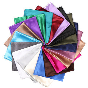 Women's New Solid Color Fashionable Net Color Casual Head Scarf Square Scarf For Women Stylish